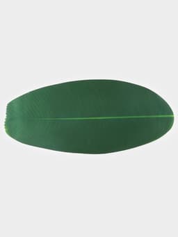 Дорожка на стол «Лист», 106×46 см, зелёная