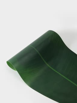 Дорожка на стол «Лист», 106×46 см, зелёная