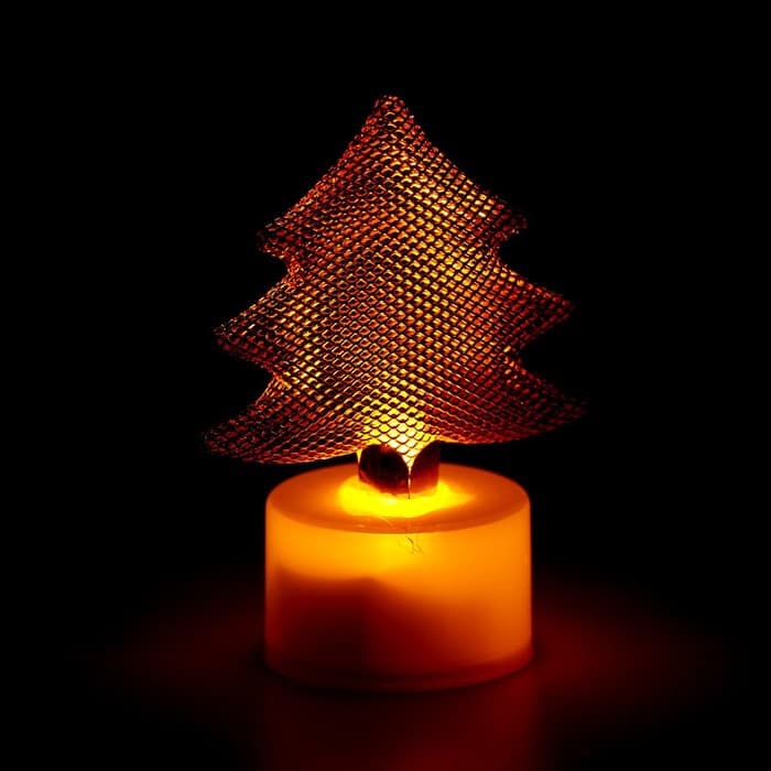 Свеча новогодняя светодиодная «Ёлочка»