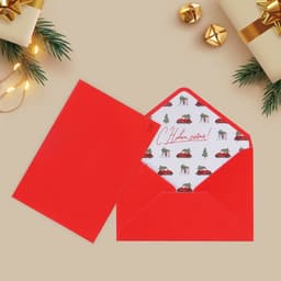 Конверт для денег «Новый год: Машины», 16×11 см