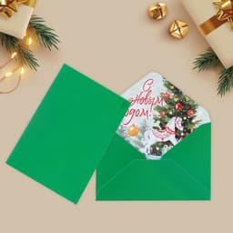 Конверт для денег «Новый год», 16×11 см