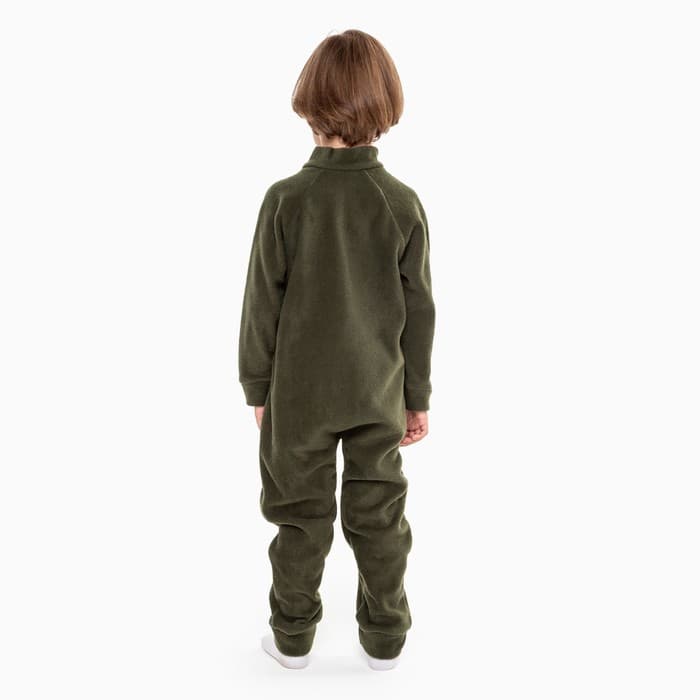 Комбинезон для мальчика, цвет хаки, рост 74-80 см