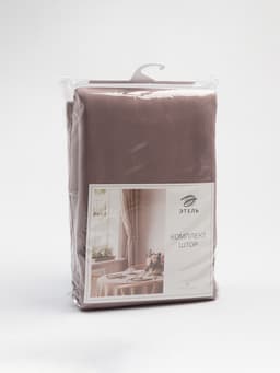 Шторы для кухни с подхватами «Этель» Kitchen, 150×180 см, комплект - 2 шт., сиреневые