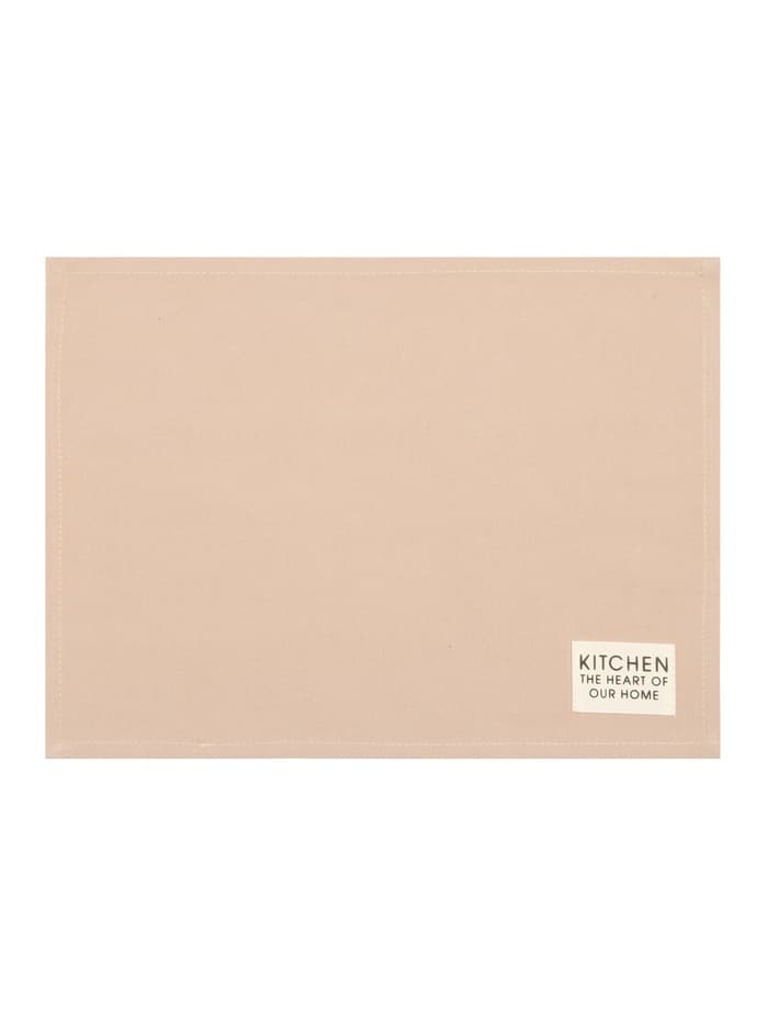 Салфетки сервировочные на стол «Этель» Kitchen, 30×40 см, набор 2 шт., 100% хлопок, саржа, бежевые