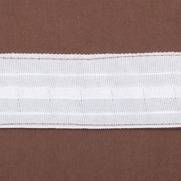 Шторы для кухни для кухни с подхватами «Этель» Kitchen, 150×180 см, комплект - 2 шт., коричневые