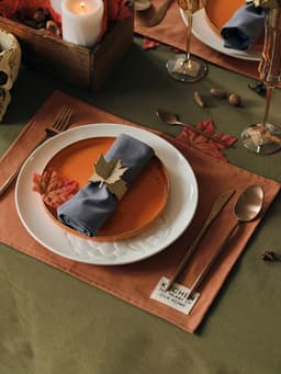 Набор салфеток «Этель» Kitchen, 30×40 см - 2 шт., 100% хлопок, саржа 220 г/м², оранжевый