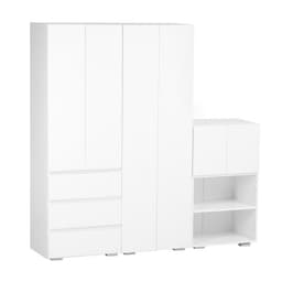 Антресоль для двухдверного шкафа «Клик Мебель. КЕОС», 600×400×400 мм, цвет белый