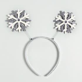 Ободок новогодний карнавальный «Снежинки»