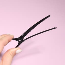 Зажимы для волос, набор - 2 шт., 10(±1) см, чёрные