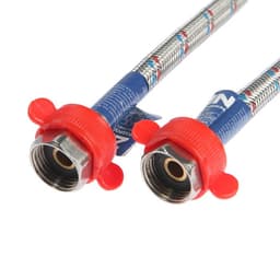 Подводка для смесителя ZEIN, гайка 1/2", штуцер М10, 80 см, ключ для монтажа, набор 2 шт.