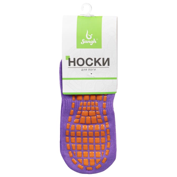 Носки для йоги Sangh, р. 36-41, цвет фиолетовый