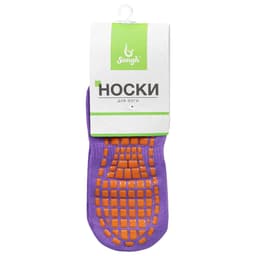 Носки для йоги Sangh, р. 36-41, цвет фиолетовый