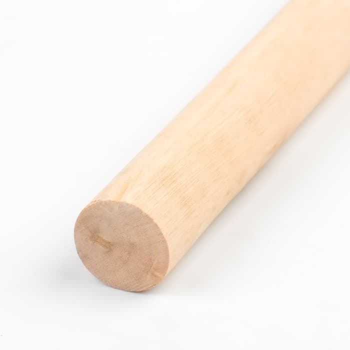 Палка-основа для макраме деревянная, без покрытия, d = 2.2×30 см