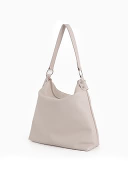 Сумка - мешок женская TEXTURA, на молнии, 32×11×32 см, бежевая