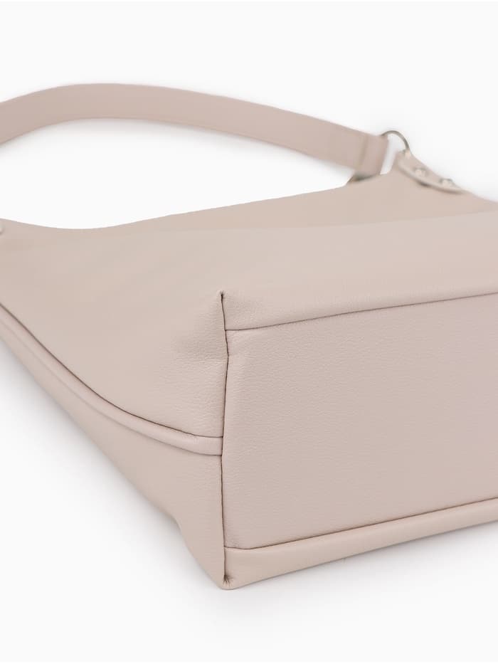 Сумка - мешок женская TEXTURA, на молнии, 32×11×32 см, бежевая