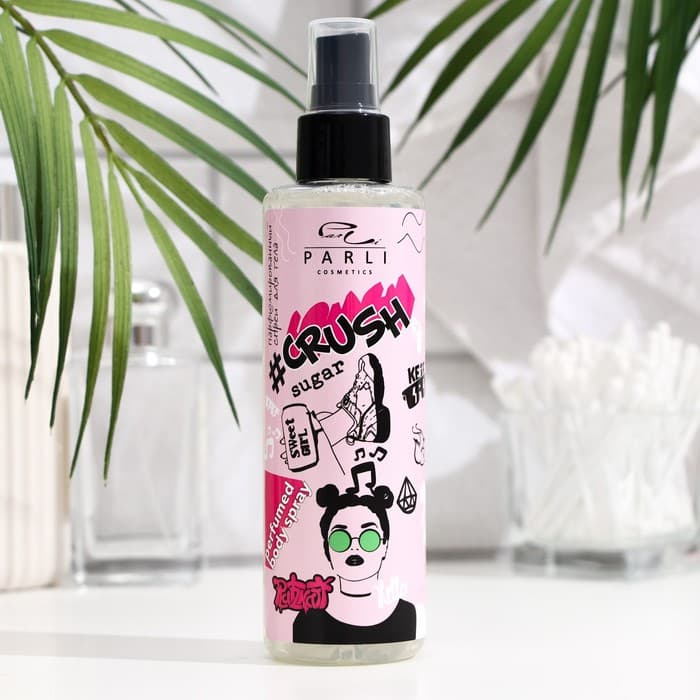 Спрей для тела Parli, увлажняющий, парфюмированный, CRUSH sugar, 200 мл