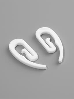 Крючок для штор «Улитка», 31×12×2 мм, белый