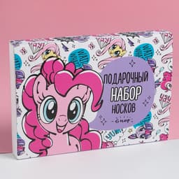 Носки для девочки KAFTAN «Пони», подарочный набор 6 пар, размер 14-16 см (2-3 года)