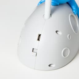 Настольная лампа «Космонавт на луне» LED 3 Вт USB АКБ бело-синий 11.5×7.5×28 см