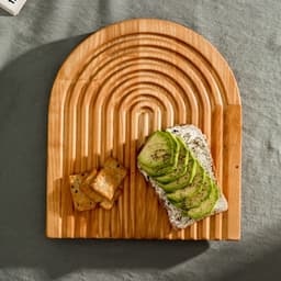 Доска для подачи и сервировки Adelica, 25×22×1.8 см, дерево берёза