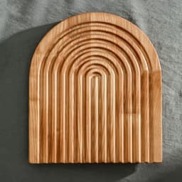 Доска для подачи и сервировки Adelica, 25×22×1.8 см, дерево берёза