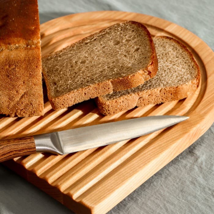 Доска для подачи и сервировки Adelica, 25×22×1.8 см, дерево берёза