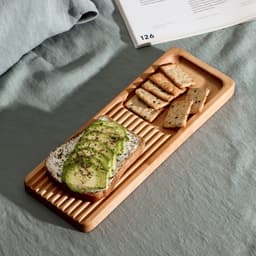 Доска для подачи и сервировки Adelica, 28×10×1.8 см, дерево берёза