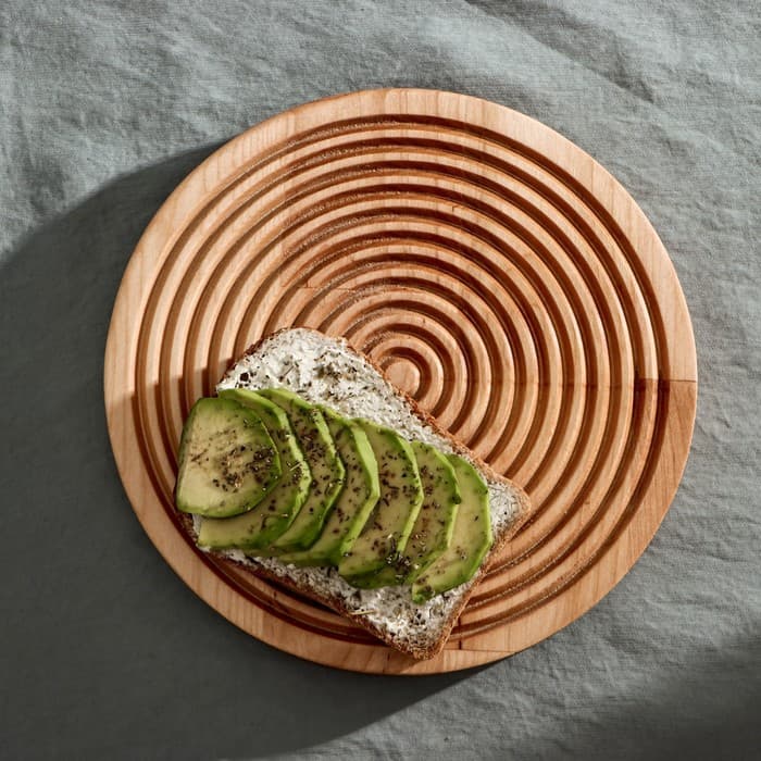 Доска для подачи и сервировки Adelica «Олимп», d=20×1.8 см, дерево берёза