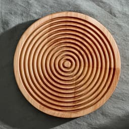 Доска для подачи и сервировки Adelica «Олимп», d=20×1.8 см, дерево берёза