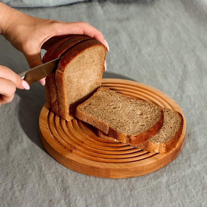 Доска для подачи и сервировки Adelica «Олимп», d=20×1.8 см, дерево берёза