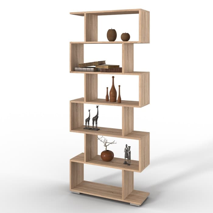 Стеллаж «Нордик», 730×250×1750 мм, цвет дуб сонома