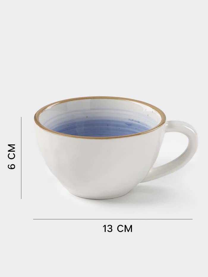 Чашка Доляна «Космос», 250 мл, фарфор, синяя