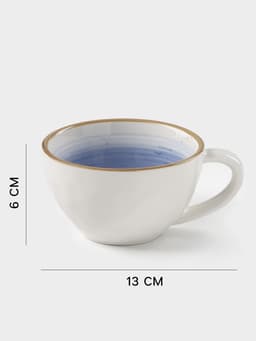 Чашка Доляна «Космос», 250 мл, фарфор, синяя