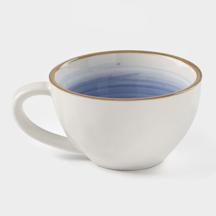 Чашка Доляна «Космос», 250 мл, фарфор, синяя