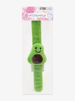 Игольница на браслете «Авокадо», 23×5.5 см, зелёная