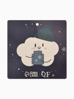 Брошь «Снежинка с жемчугом», белая в золоте