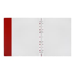 Папка-портфолио А4, Calligrata «Веселая школа», пластиковая, на 4 кольцах, для школьника, 20 файлов