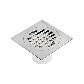 Трап AFLORN AF10510-10, d=50 мм, вертикальный, 100×100 мм, латунь, хром