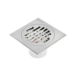 Трап AFLORN AF10510-10, d=50 мм, вертикальный, 100×100 мм, латунь, хром