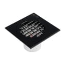 Трап AFLORN AF10510F-10, d=50 мм, вертикальный, 100×100 мм, латунь, черный