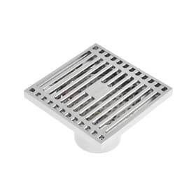 Трап AFLORN AF10610-10, d=50 мм, вертикальный, 100×100 мм, латунь, хром