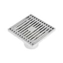 Трап AFLORN AF10610-10, d=50 мм, вертикальный, 100×100 мм, латунь, хром