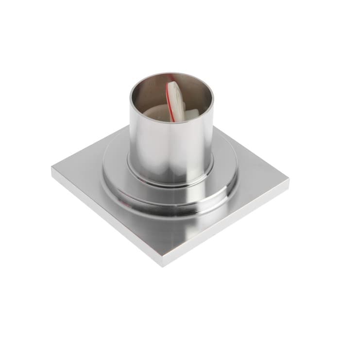 Трап AFLORN AF10610-10, d=50 мм, вертикальный, 100×100 мм, латунь, хром