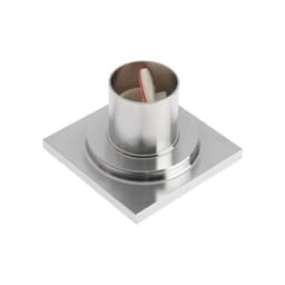 Трап AFLORN AF10610-10, d=50 мм, вертикальный, 100×100 мм, латунь, хром