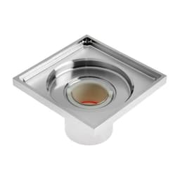 Трап AFLORN AF10610-10, d=50 мм, вертикальный, 100×100 мм, латунь, хром