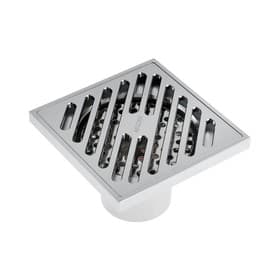 Трап AFLORN AF10710-10, d=50 мм, вертикальный, 100×100 мм, латунь, хром