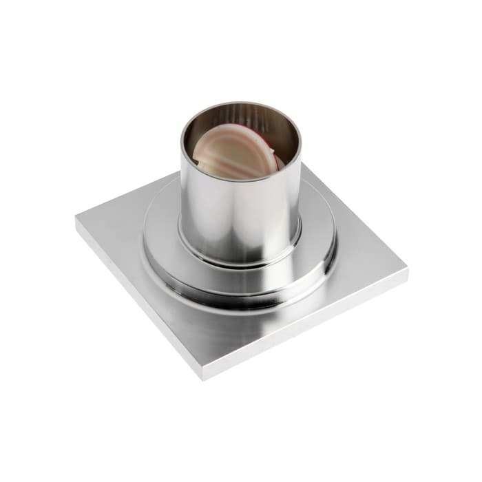 Трап AFLORN AF10710-10, d=50 мм, вертикальный, 100×100 мм, латунь, хром