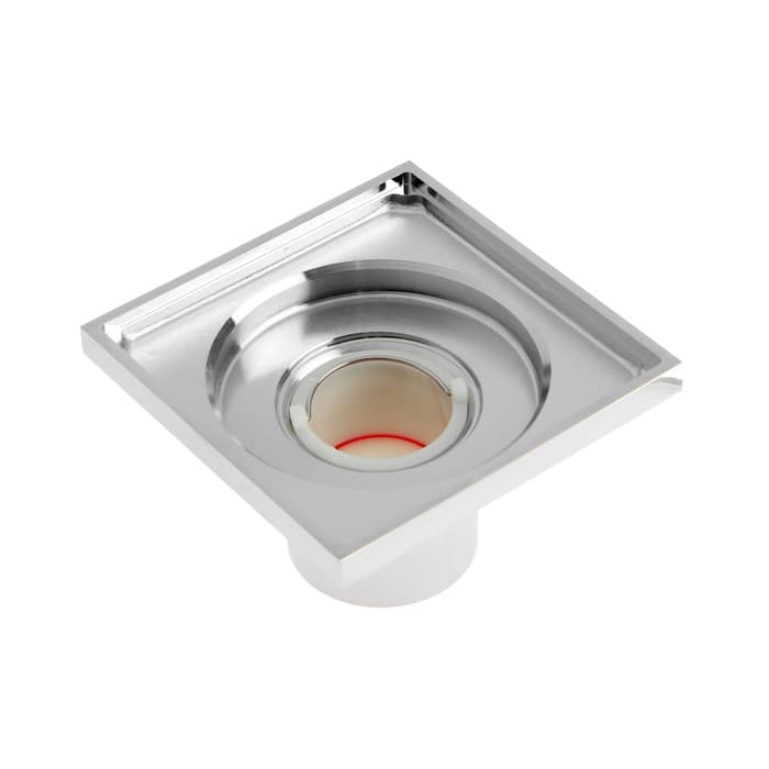 Трап AFLORN AF10710-10, d=50 мм, вертикальный, 100×100 мм, латунь, хром