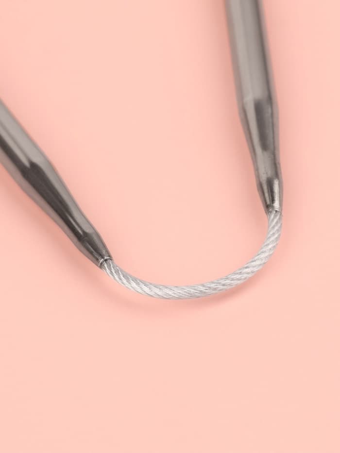 Спицы для вязания, чулочные, гибкие, d=5 мм, 21 см, 3 шт.