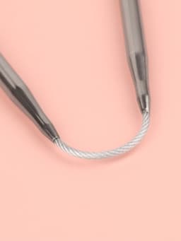 Спицы для вязания, чулочные, гибкие, d=5 мм, 21 см, 3 шт.